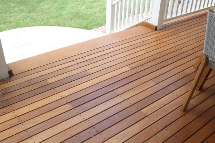 Timber decking in Castle Hill